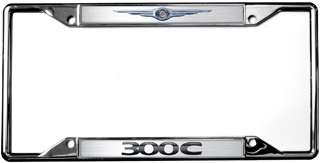 Chrysler 300 C Chrome License Plate Frame by Eurosport Daytona