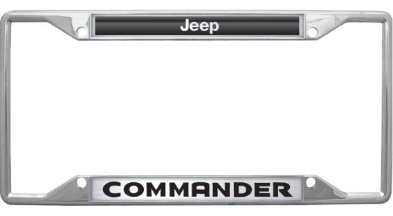 Eurosport Daytona Jeep Commander Chrome License Plate Frame