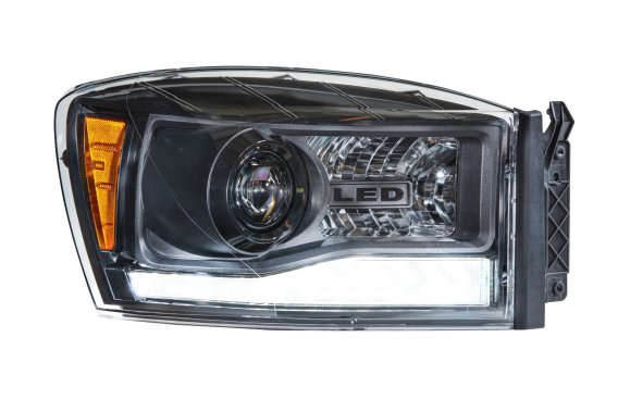2006-2008 Dodge Ram Morimoto XB Hybrid LED Headlights with Bi-LED Projectors and Daytime Running ...