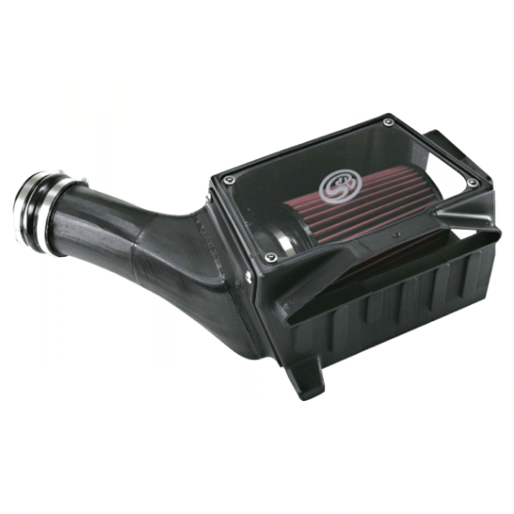 Cold Air Intake For 94-97 Ford F250 F350 V8-7.3L Powerstroke Cotton Cleanable Red S&B 75-5027