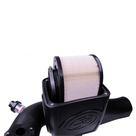Cold Air Intake For 03-07 Ford F250 F350 F450 F550 V8-6.0L Powerstroke Dry Expandable White S&B 7...