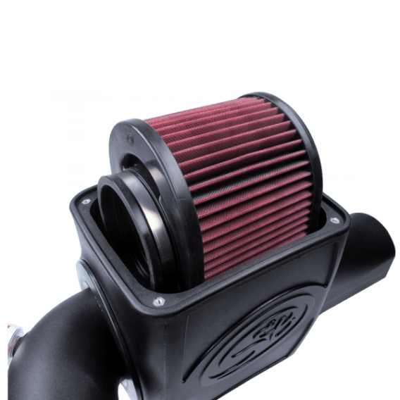 Cold Air Intake For 03-07 Ford F250 F350 F450 F550 V8-6.0L Powerstroke Cotton Cleanable Red S&B 7...