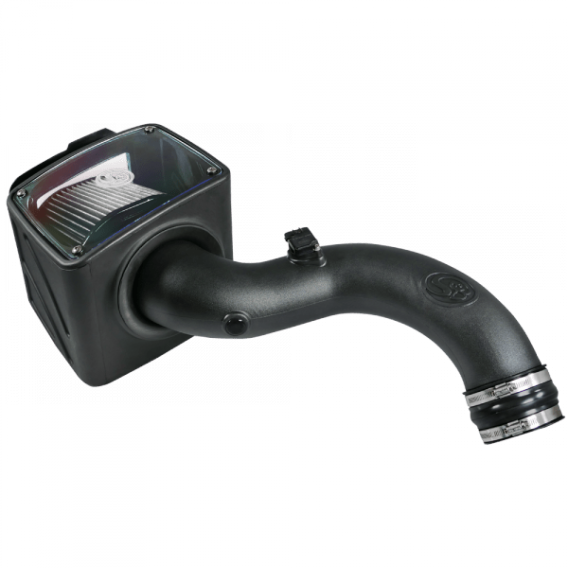 Cold Air Intake For 01-04 Chevrolet Silverado GMC Sierra V8-6.6L LB7 Duramax Dry Expandable White...