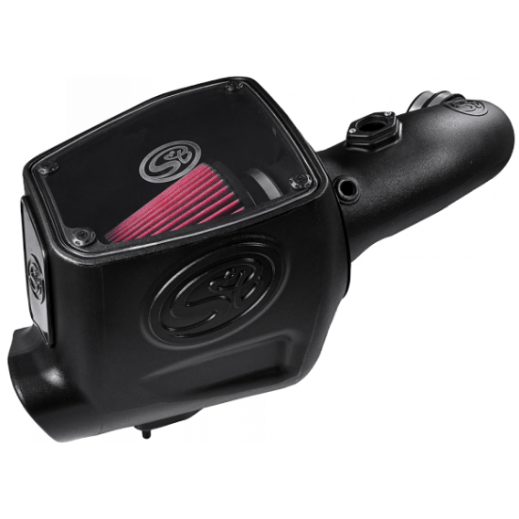 Cold Air Intake For 08-10 Ford F250 F350 V8-6.4L Powerstroke Cotton Cleanable Red S&B 75-5105