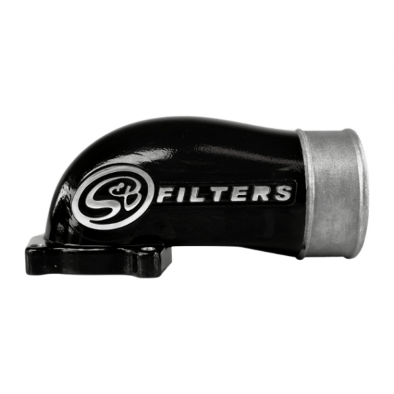 2003-2004 Ford Powerstroke 6.0L Intake Elbow with Cold Side Intercooler Piping & Boots - S&B 76-1...