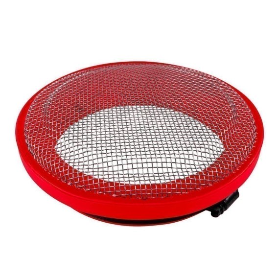 Turbo Screen 6.0 Inch Red Stainless Steel Mesh W/Stainless Steel Clamp S&B 77-3005