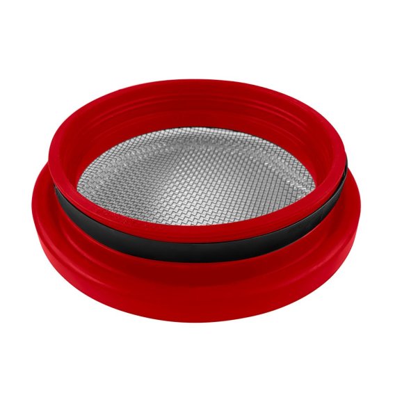 6" (Red) Turbo Screen Guard With Velocity Stack - S&B 77-3005
