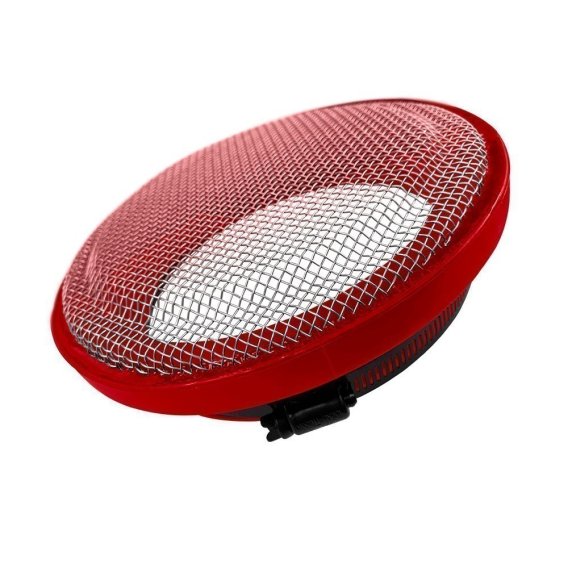 Turbo Screen 6.0 Inch Red Stainless Steel Mesh W/Stainless Steel Clamp S&B 77-3005