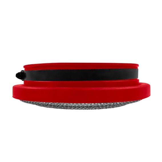 6" (Red) Turbo Screen Guard With Velocity Stack - S&B 77-3005