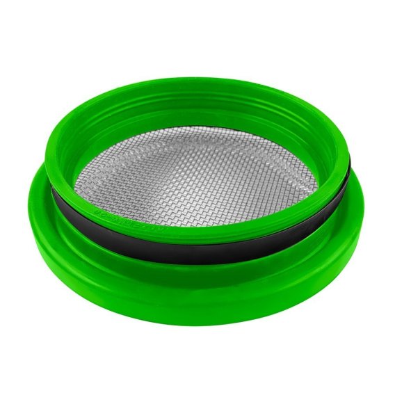 Turbo Screen 4.0 Inch Lime Green Stainless Steel Mesh W/Stainless Steel Clamp S&B 77-3006