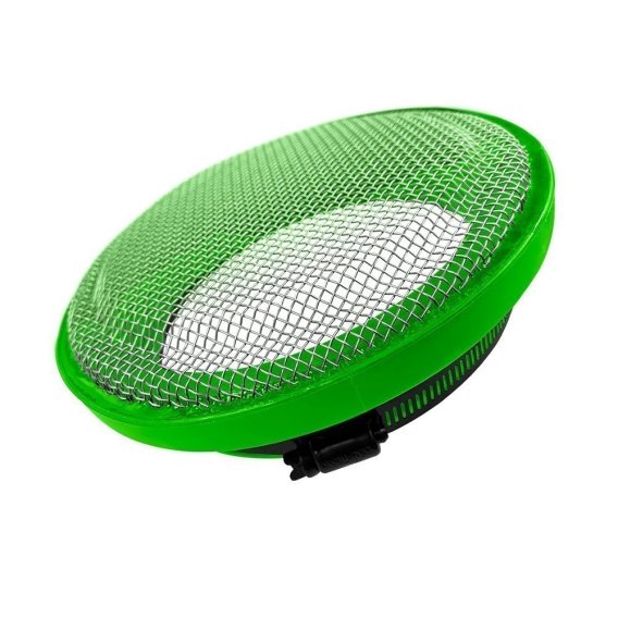 Turbo Screen 4.0 Inch Lime Green Stainless Steel Mesh W/Stainless Steel Clamp S&B 77-3006