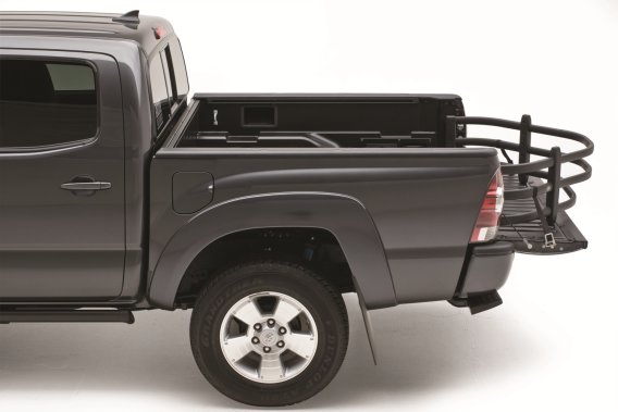 AMP Research BedXtender HD Moto Truck Bed Tailgate Extender for Small Pickup Trucks Black