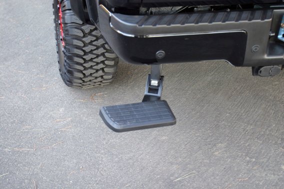 AMP Research BedStep Retractable Bumper Step for 2006-2014 Ford F-150 (Excl. Flareside) - Durable...