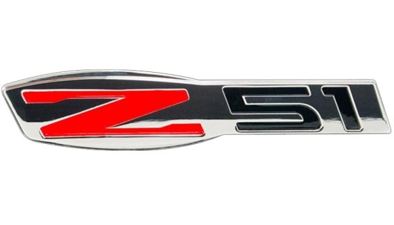 2005-2013 C6 Corvette Billet Chrome Z51 Badge
