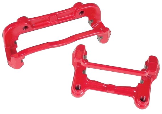 1997-2013 C6 Corvette Caliper Mounting Bracket - Powdercoated Red - Rear