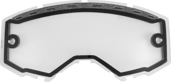 Fly Racing Adult Goggle Replacement Dual Lens with Vents and Tear Off Posts (Clear, Fits Zone Pro...
