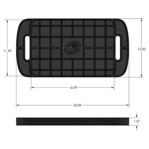 3pc. Set - Red Silicone Tool Tray - S&B 80-1001