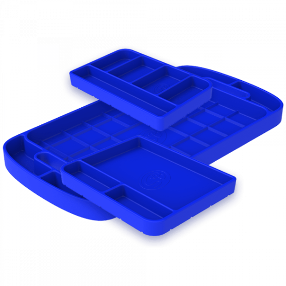 3pc. Set - Blue Silicone Tool Tray - S&B 80-1002