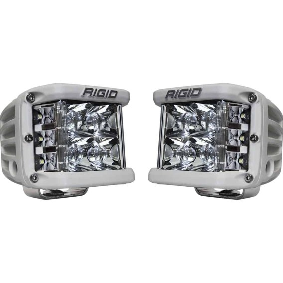Spot Surface Mount White Housing Pair D-SS Pro RIGID Industries 862213