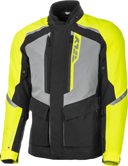 Fly Racing Terra Trek Jacket (Black/Hi-Vis, XX-Large)