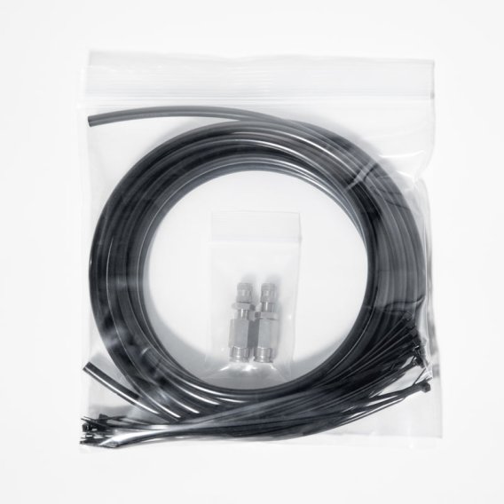Replacement Manual Inflation Kit (16' of 1/4" Air Line, Qty 2 Schrader Inflation Valves, Qty 16 Z...