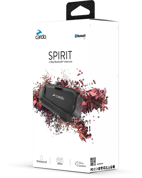 Cardo SPRT0001 Spirit Bluetooth Headset Single