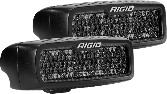 Spot Diffused Midnight Surface Mount Pair SR-Q Pro RIGID Industries 905513BLK