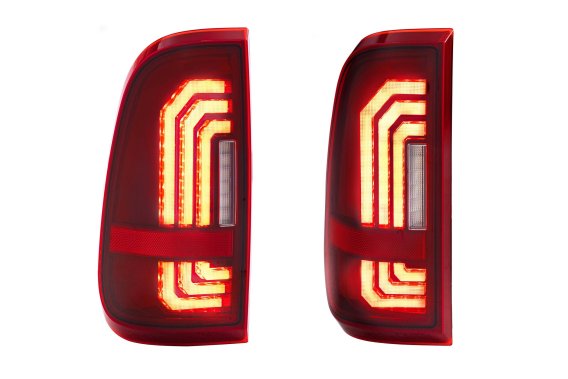 1999-2016 Ford Super Duty Morimoto XB LED Tail Lights with Backup Boost System