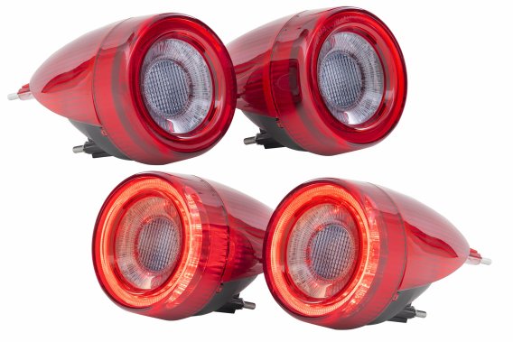 2005-2010 Ferrari F430 Morimoto LED Tail Lights Complete Set - Plug and Play, Ultra-Durable Desig...