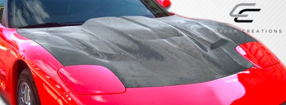 1997-2004 Corvette C5 Carbon Creations ZR Edition 2 Hood - 1 Piece