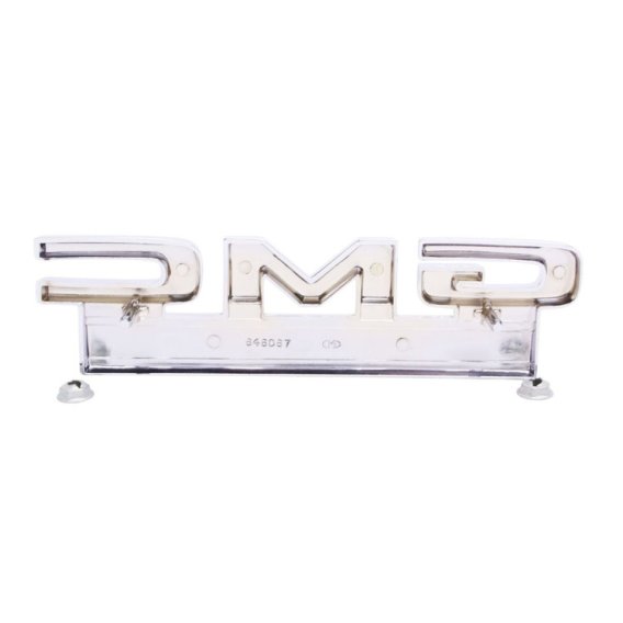 1968-1972 GMC Truck Front Fender Emblem, "GMC 1500 V-Eight", Sold as a Pair