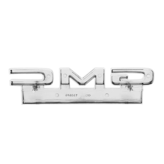 1971-1972 GMC Truck Front Fender Emblem, "GMC 1500 Super Custom", Sold as a Pair