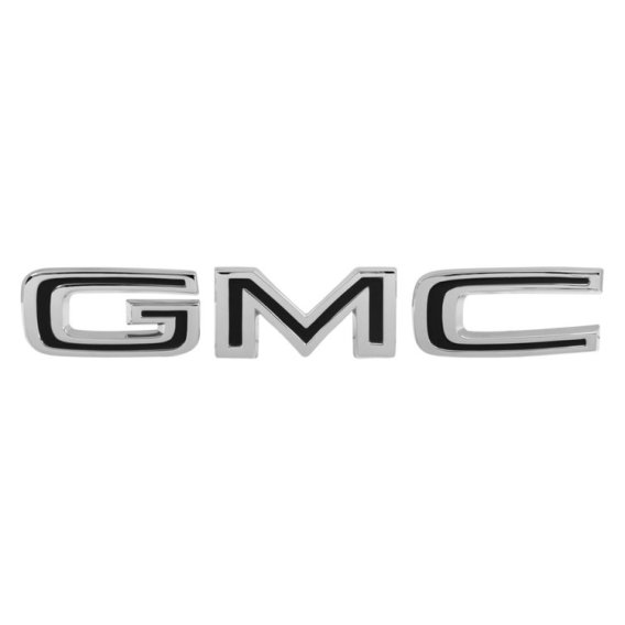 1969-1972 GMC Truck Tailgate Panel Letter, "GMC", Sold as a Set