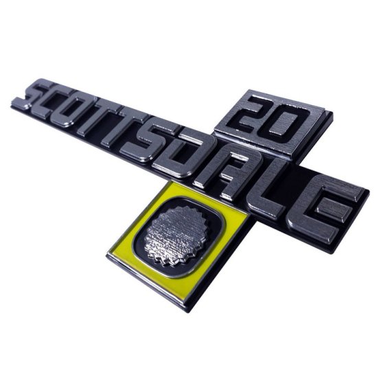 1981-1988 Chevrolet Scottsdale 20 Fender Emblems, Sold as a Pair