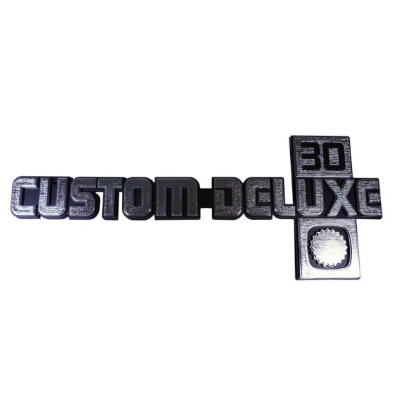 1981-1988 Chevrolet Custom-Deluxe 30 Fender Emblems, Sold as a Pair