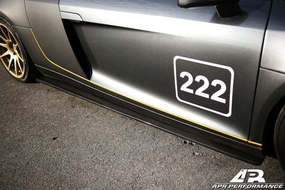 APR Performance Carbon Fiber Side Rocker Extensions Audi R8 fits 2006-2015 Audi R8