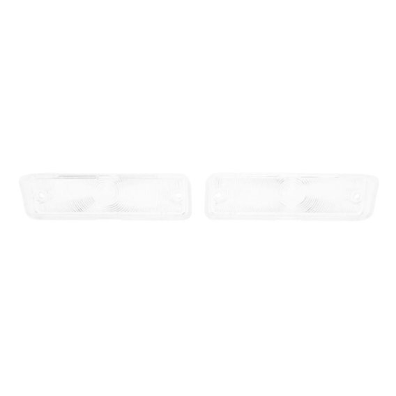 1966-1967 Chevy II and Nova Parking Light Lens, Clear, Sold as a Pair