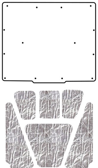 Classic Vehicles AcoustiShield Complete Insulation Kit by QuietRide Solutions - Noise, Vibration,...
