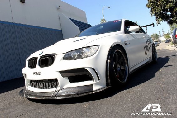 APR Performance Carbon fiber Front bumper Spats fits 2007-2013 BMW E9X M3