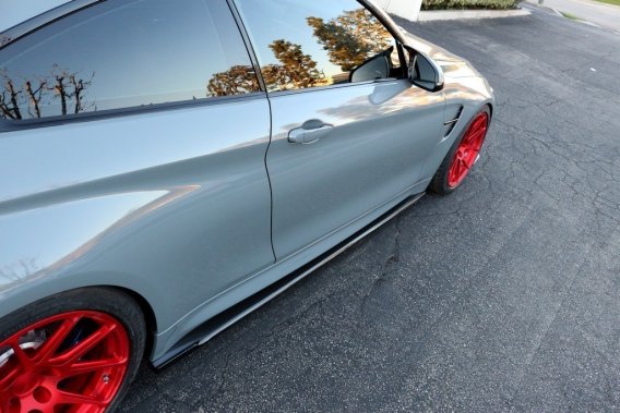APR Performance Carbon Fiber Side Rocker Extensions fits 2014-up BMW F82 M4