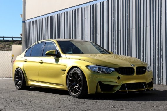 APR Performance Carbon Fiber Wind Splitter With Rods fits 2014-2021 BMW F80/82 M3/4 W/Factory Bum...