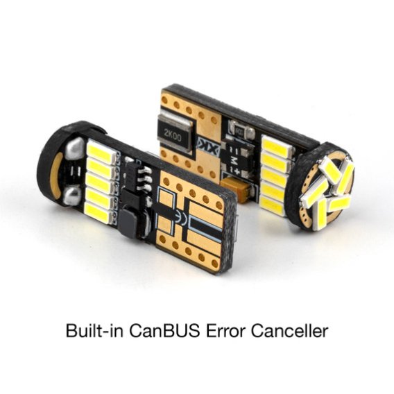 194 Amber LED Bulb Set by XK Glow - Error Free Ultra Bright 2PC