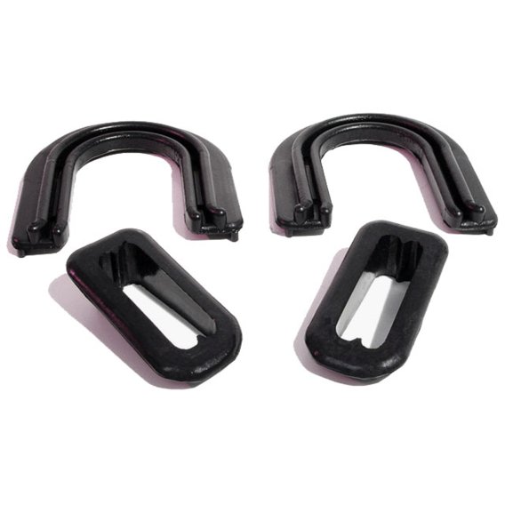 Metro SUPERsoft (BG 87) Front Bumper Collar Seals (4-Pc) For 1937 Chevrolet Master/Master Deluxe