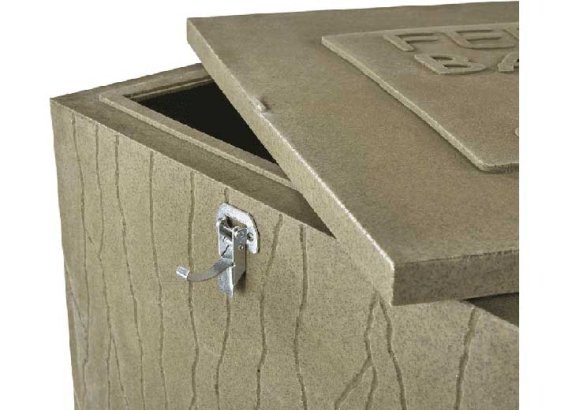 Banks Outdoors Feedbank 300 Gravity Deer Feeder with 300 lbs Capacity and 4 Feed Ports