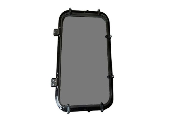 Banks Outdoors Phantom Gunner Window for Stump 2 & Stump 4 Hunting Blinds - Tinted 34x14 Framed W...