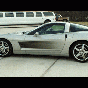 C6 Corvette Sport Fade Side Graphic