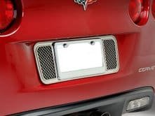 C6 2005-2013 Corvette Stainless License Plate Frame