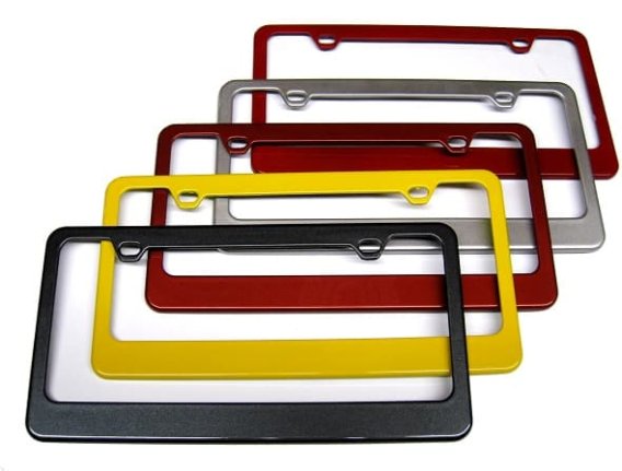 C6 Corvette  Painted License Plate Frame