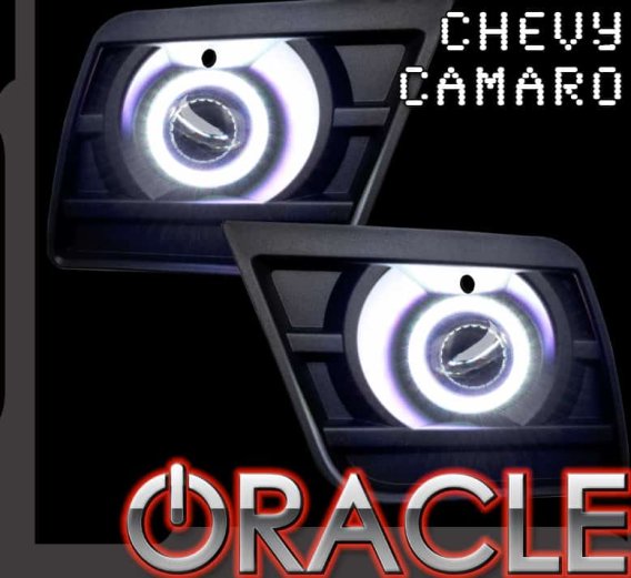 2014-2015 Camaro ORACLE LED Projector Fog Halo Kit - Waterproof