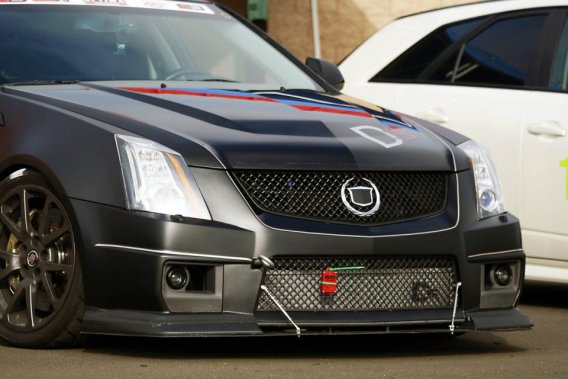 APR Performance Carbon Fiber Wind Splitter With Rods fits 2008-2015 Cadillac CTS-V